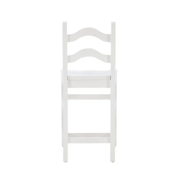 Bar Stools & Counter Height Stools-Kirkland's Home Ladder Back Counter Stools, Set Of 2 White