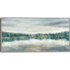 Canvas Art-Kirkland's Home Lakeside Luxe Framed Canvas Art Print Green/Blue