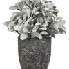 Arrangements & Greenery-Kirkland's Home Lamb'S Ear Arrangement In Textured Black Planter Green/Black