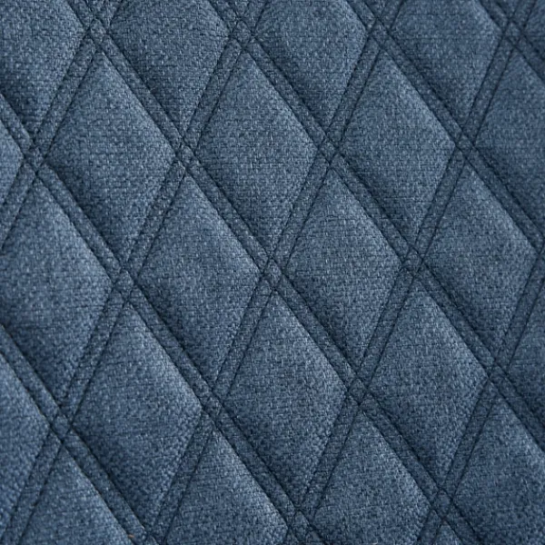 Accent Chairs-Kirkland's Home Lanea Quilted Accent Chair With Silver Studs Blue