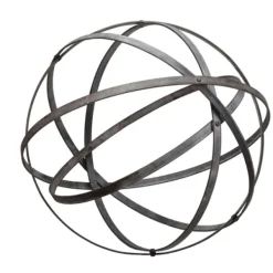 Decorative Accents-Kirkland's Home Large Folding Metal Orb Gray