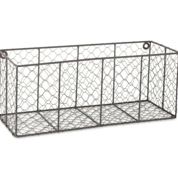 Wall Storage-Kirkland's Home Large Wall Hanging Chicken Wire Baskets, Set Of 2