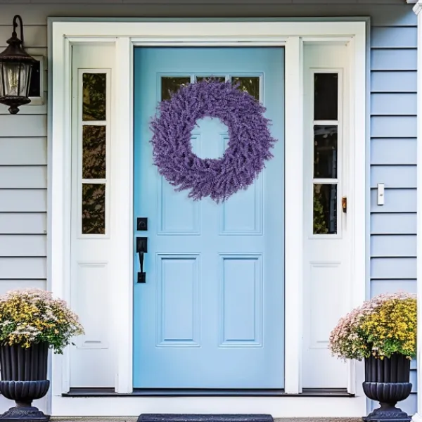 Wreaths-Kirkland's Home Lavender Wreath Purple