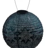 Outdoor Lighting-Kirkland's Home Led Round Dark Ii Outdoor Hanging Lantern Blue
