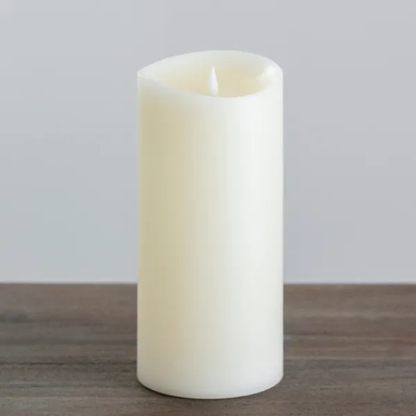 Flameless Candles-Kirkland's Home Led Soft Flame Pillar Candle, 5X11 In. Ivory