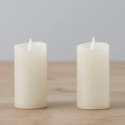 Flameless Candles-Kirkland's Home Led Soft Flame Votive Candle, Set Of 2 Ivory