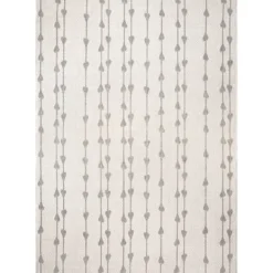 Outdoor Rugs-Kirkland's Home Lela Gray Raindrop Cascade Outdoor Rug, 5X8 Gray/Tan