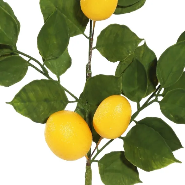 Stems & Bouquets-Kirkland's Home Lemon Leaf Spray Stems, Set Of 4 Yellow/Green