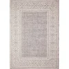 Outdoor Rugs-Kirkland's Home Leopard Border Outdoor Area Rug, 6X9 Gray