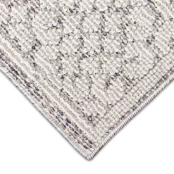 Outdoor Rugs-Kirkland's Home Leopard Border Outdoor Area Rug, 6X9 Gray