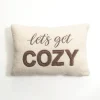 Pillows-Kirkland's Home Let'S Get Cozy Teddy Fur Pillow White/Brown