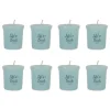 Candles-Kirkland's Home Life'S A Beach Votive Candles, Set Of 8 Blue