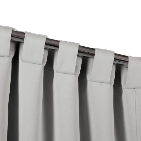Curtains & Drapes-Kirkland's Home Light Blackout Curtain Panel Set, 95 In. Gray