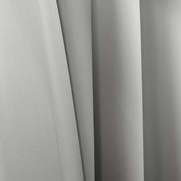 Curtains & Drapes-Kirkland's Home Light Blackout Curtain Panel Set, 95 In. Gray
