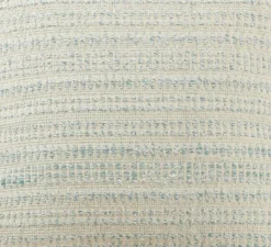 Pillows-Kirkland's Home Light Blue Woven Line Lumbar Throw Pillow Blue/White