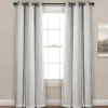 Curtains & Drapes-Kirkland's Home Light Curtain Panel Set With Overlay, 108 In. Gray