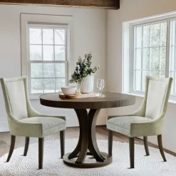 Dining Chairs-Kirkland's Home Light Curved Back Leg 2-Pc. Dining Chair Set Green