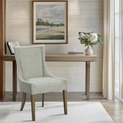 Dining Chairs-Kirkland's Home Light Curved Back Leg 2-Pc. Dining Chair Set Green