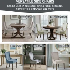 Dining Chairs-Kirkland's Home Light Curved Back Leg 2-Pc. Dining Chair Set Green