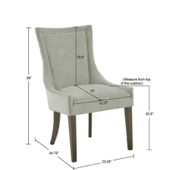 Dining Chairs-Kirkland's Home Light Curved Back Leg 2-Pc. Dining Chair Set Green