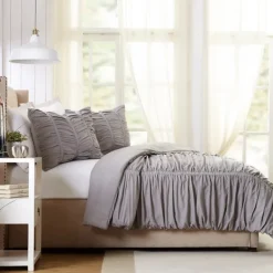 Comforters-Kirkland's Home Light Emily 2-Pc. Twin/Twin Xl Comforter Set Gray