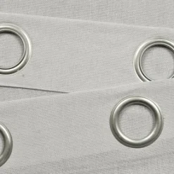 Curtains & Drapes-Kirkland's Home Light Faux Linen Curtain Panel Set, 84 In. Gray