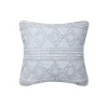 Pillows-Kirkland's Home Light Geometric Stella Throw Pillow Blue