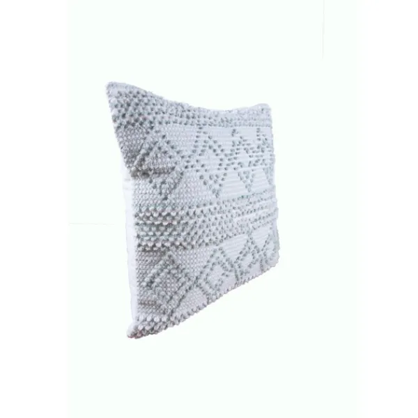 Pillows-Kirkland's Home Light Geometric Stella Throw Pillow Blue