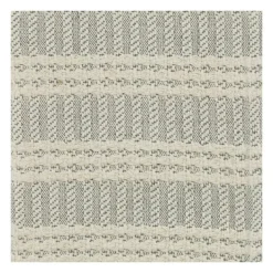 Blankets & Throws-Kirkland's Home Light Gray And Ivory Striped Cotton Throw Gray/Ivory