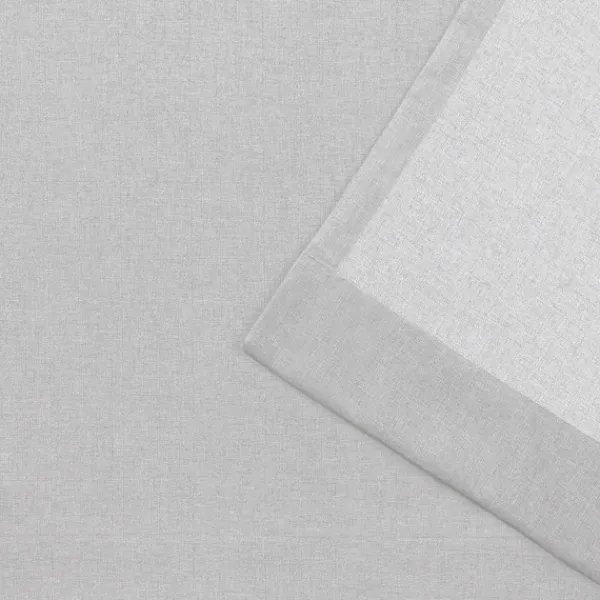 Curtains & Drapes-Kirkland's Home Light Lila Curtain Panel Set, 108 In. Gray
