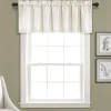 Curtains & Drapes-Kirkland's Home Light Linen Lace Curtain Valance Ivory