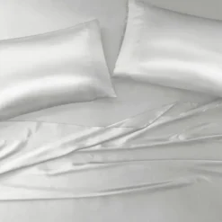 Bed Sheets-Kirkland's Home Light Satin King 2-Pc. Pillow Case Set Gray