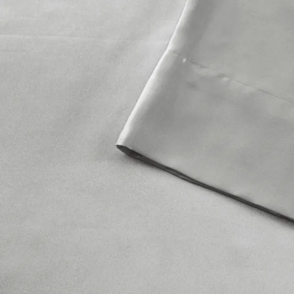 Bed Sheets-Kirkland's Home Light Satin 6-Pc. California King Sheet Set Gray
