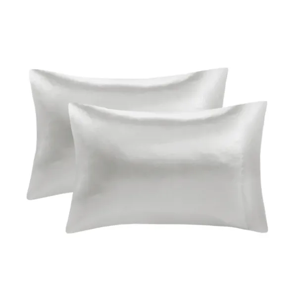 Bed Sheets-Kirkland's Home Light Satin 6-Pc. King Sheet Set Gray