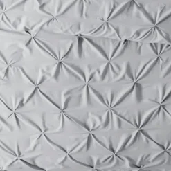 Duvets-Kirkland's Home Light Soft Pinched 3-Pc. King Duvet Cover Set Gray