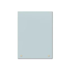 Memo & Chalkboards-Kirkland's Home Light Square Magnetic Glass Dry Erase Board Blue