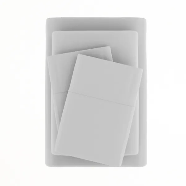 Bed Sheets-Kirkland's Home Light Ultra Soft 4-Pc. Full Sheet Set Gray