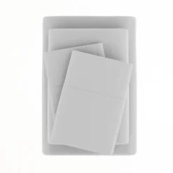 Bed Sheets-Kirkland's Home Light Ultra Soft 3-Pc. Twin Xl Sheet Set Gray
