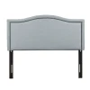 Beds & Headboards-Kirkland's Home Light Upholstered Nailhead King Headboard Blue
