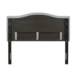 Beds & Headboards-Kirkland's Home Light Upholstered Nailhead King Headboard Blue