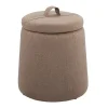 Benches & Ottomans-Kirkland's Home Light Upholstered Top Handle Storage Ottoman Brown