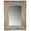 Decorative Mirrors-Kirkland's Home Light Whitewashed Wood Rectangular Wall Mirror