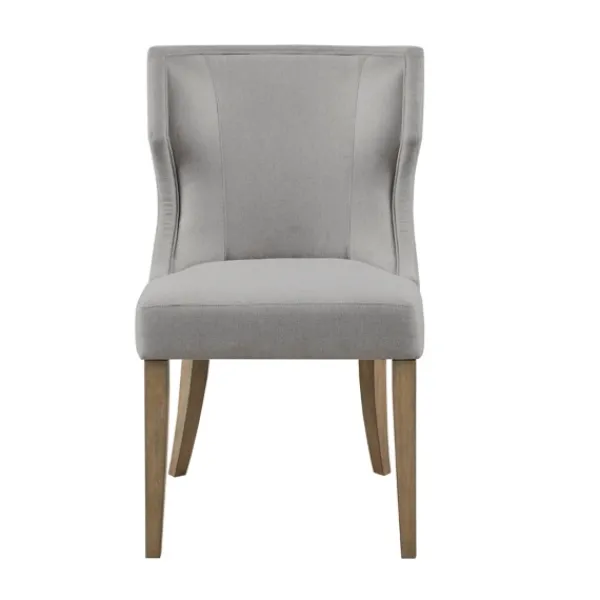 Dining Chairs-Kirkland's Home Light Wingback Dining Chair Gray