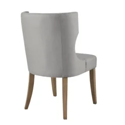 Dining Chairs-Kirkland's Home Light Wingback Dining Chair Gray