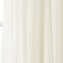 Curtains & Drapes-Kirkland's Home Linda Ruffle Curtain Panel Set, 84 In. Ivory