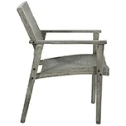 Accent Chairs-Kirkland's Home Linden Woven Cane Accent Chair Gray