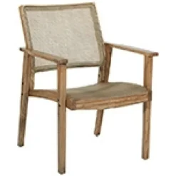 Accent Chairs-Kirkland's Home Linden Woven Cane Accent Chair Brown