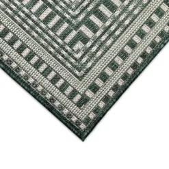 Outdoor Rugs-Kirkland's Home Linear Macy Indoor/Outdoor Area Rug, 6X9 Green