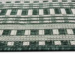 Outdoor Rugs-Kirkland's Home Linear Macy Indoor/Outdoor Area Rug, 6X9 Green