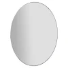 Framed Mirrors-Kirkland's Home Linear Oval Metal Wall Mirror Silver